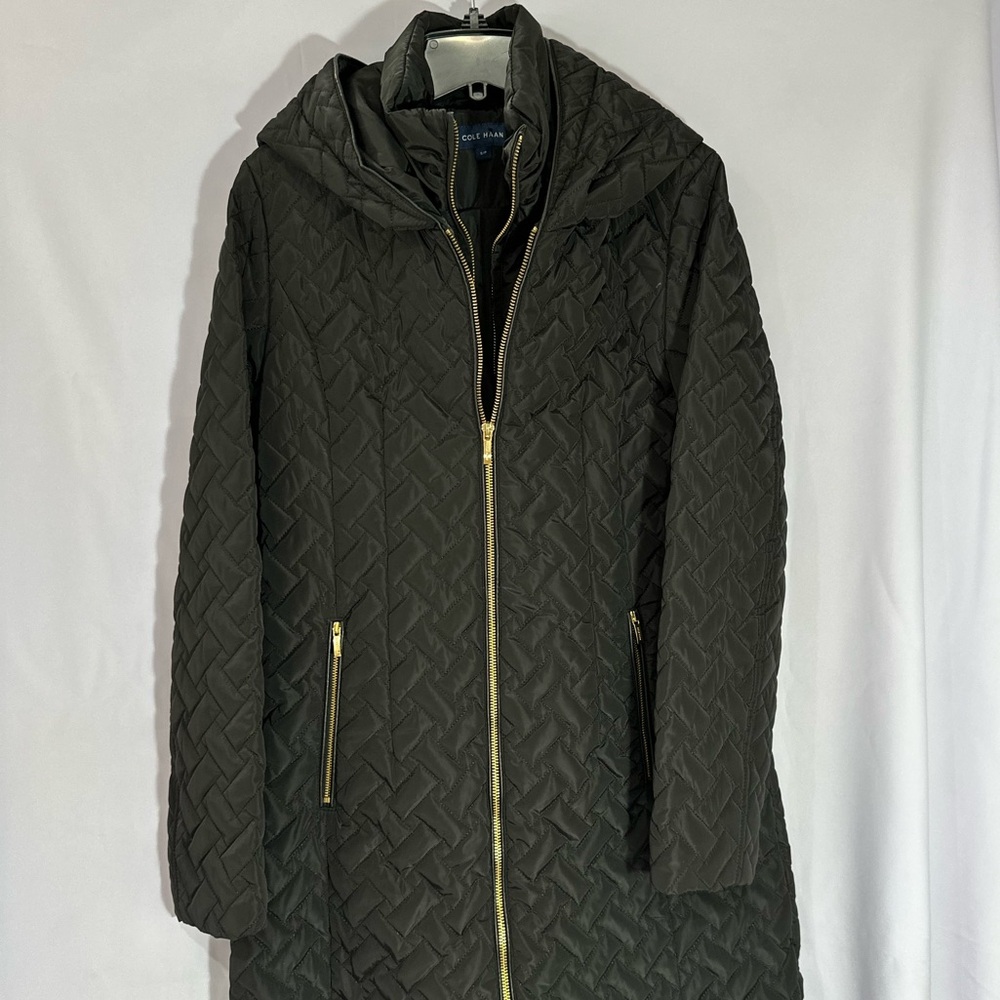 Cole Haan Black Signature Quilted Jacket